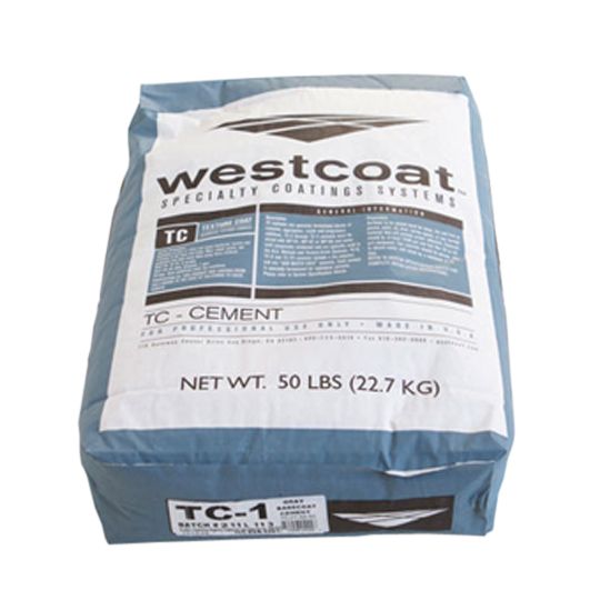 Westcoat Specialty Coating Systems TC-1 Basecoat Cement - 50 Lb. Bag White