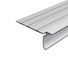 Quality Edge 30 Gauge x 1" T-Style Steel Pre-Notched Drip Edge