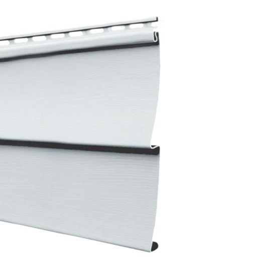 Highland®® Double 5" Dutchlap Vinyl Siding Satin Finish Wood Grain