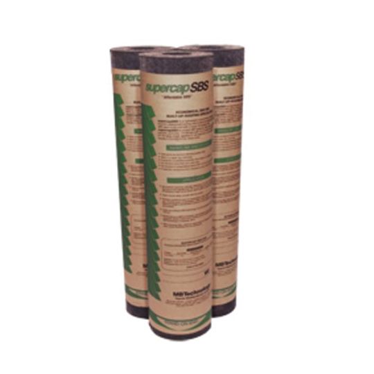 MB Technology (5C85GWH) Supercap SBS Mineral Surfaced Roll Roofing - 1 SQ. Roll Shakewood