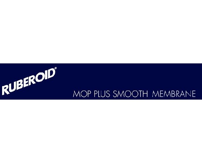 GAF 0.12" 39-5/8" x 32.56' RUBEROID&reg; Mop Plus Smooth Membrane 1 SQ. Roll
