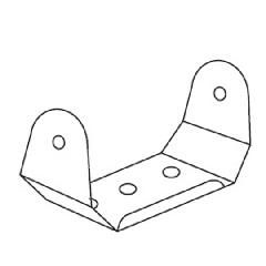 Mastic Downspout Clip for 2" x 3" Downspout