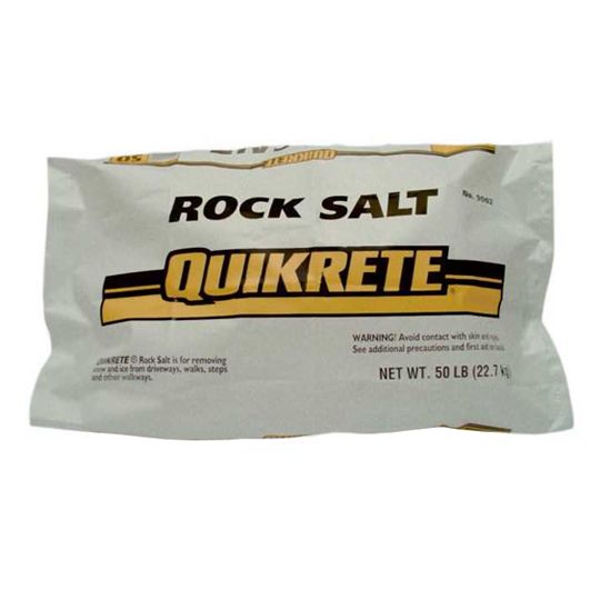 QUIKRETE Rock Salt - 50 Lb. Bag