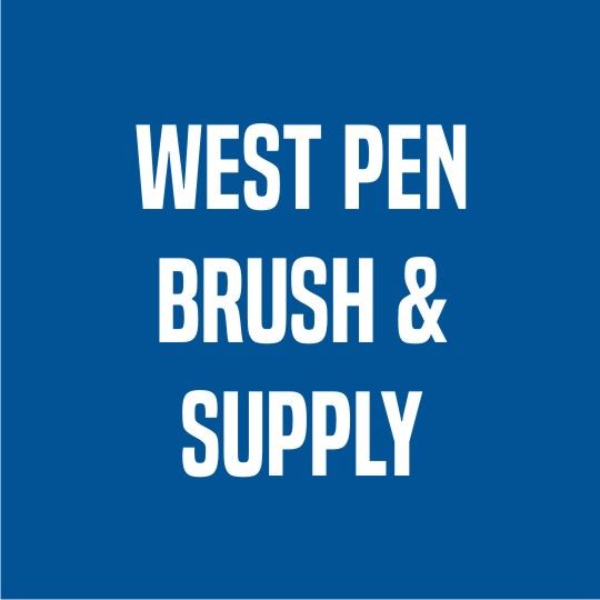 West Penn Brush & Supply 18" Squeegee Serrated Metal