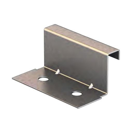 Drexel Metals 26 Gauge x 1-1/2" HD Galvanized Standing Seam Clip - Box of 800