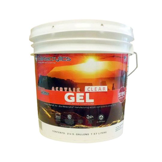 Acrylic Gel Elastomeric Roof Mastic 2 Gallon Pail