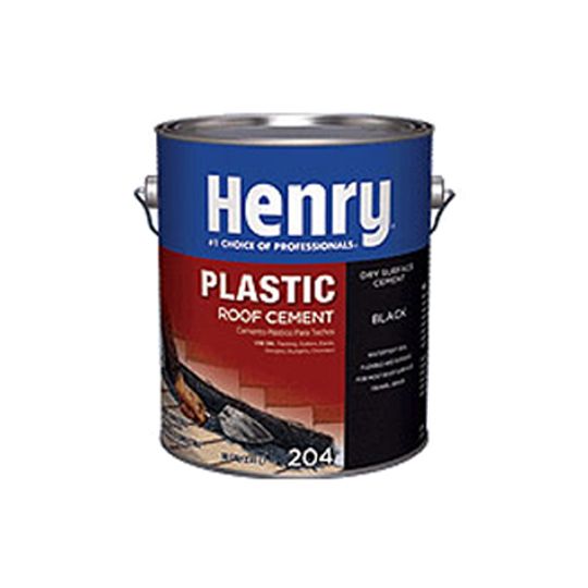 Henry Company 204 Plastic Roof Cement - 3.5 Gallon Pail Black