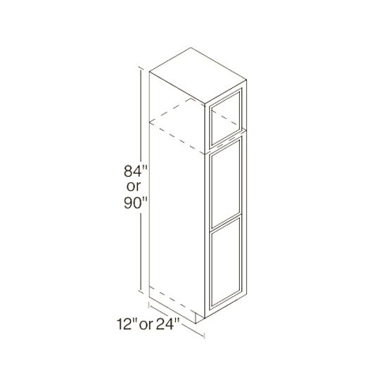 18BRBT Glenwood Beech Broom Cabinet