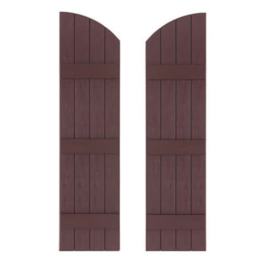 14" x 57" Arch Top Board & Batten Shutter