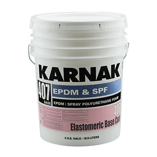 Karnak #407 EPDM & SPF Base Coat - 5 Gallon Pail Light Pink