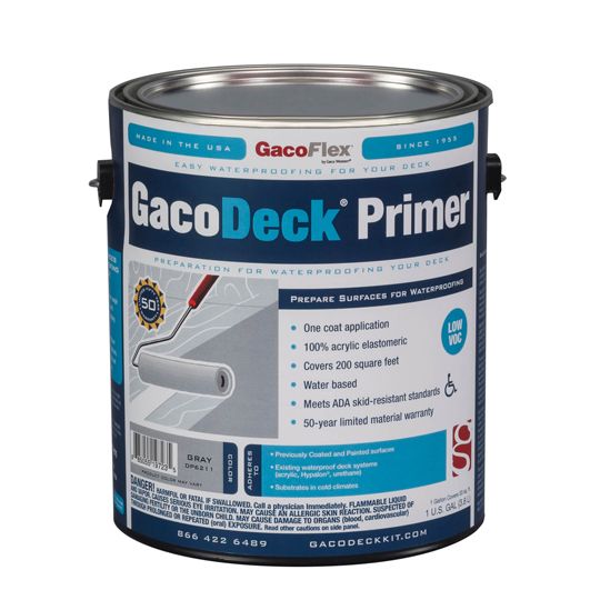 Gaco Western GacoDeck Primer - 1 Gallon Pail Grey