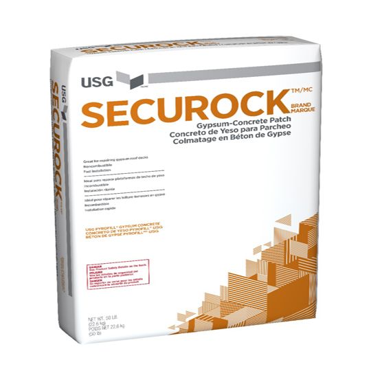 U.S. Gypsum SecuRock&reg; Gypsum-Concrete Patch - 50 Lb. Bag