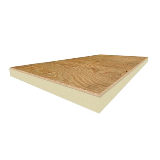 2.1" x 4' x 8' HShield NB 5/8" Plywood Fiber Reinforced Facer Polyiso