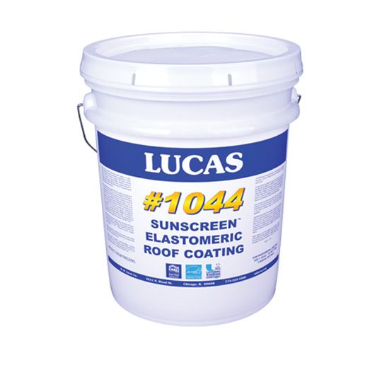 RM Lucas SunScreen White Elastomeric Roof Coating - 5 Gallon Pail