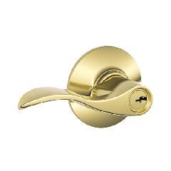 Schlage F51 Accent Entry Lever with Keyed Lock