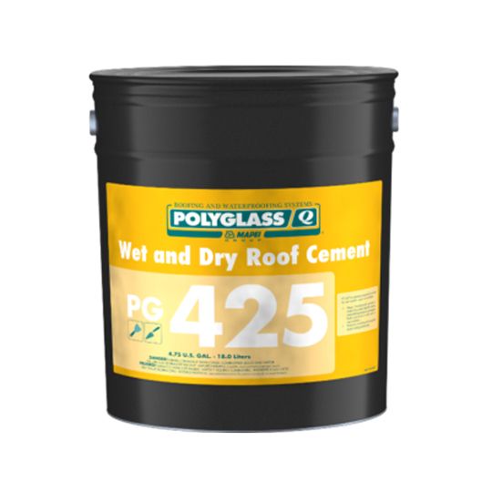 Polyglass PG 425 Wet & Dry Roof Cement 3 Gallon Pail