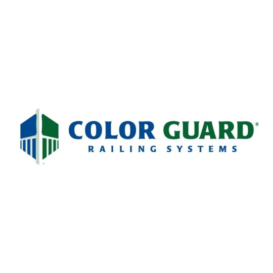 Color Guard Railing Systems 1.5 Aluminum P-Loop Return -Secondary Handrail White