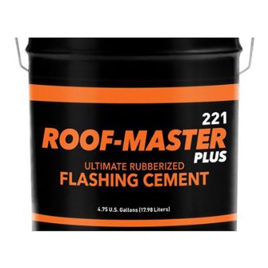 United Asphalt (New Jersey) Roof-Master Plus Ultimate Rubberized Flashing Cement - 3.5 Gallon Pail