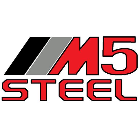 M5 Steel 3" x 4" Bonderized Steel 45&deg; Rectangular A-Elbow