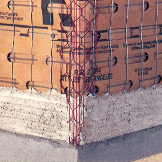 Tree Island Steel K-Lath&reg; Plastic Nose Kwik Corner Welded Wire Reinforcement Stucco Plastic Corner