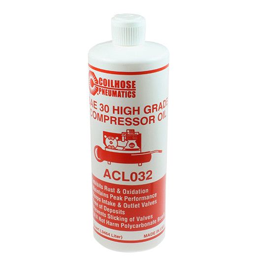 Coilhose Pneumatics Compressor Oil - 1 Quart White