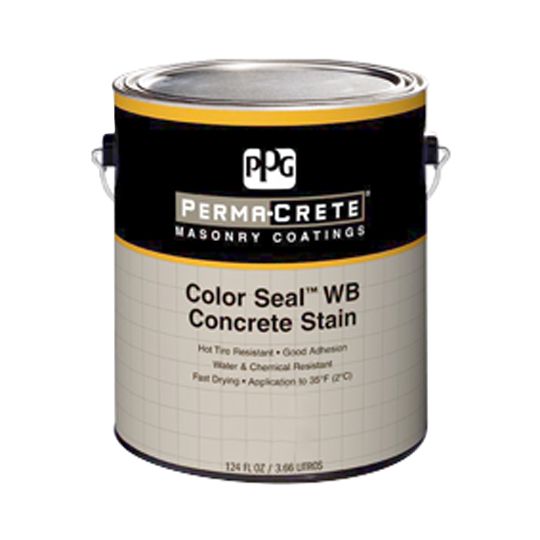 PPG Industries (4-4220) Perma-Crete&reg; Color Seal&trade; WB Interior/Exterior Acrylic Concrete Stain with Midtone Base - 1 Gallon Can