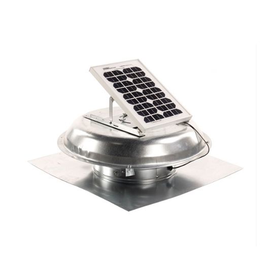 GAF MasterFlow&reg; Green Machine&trade; Solar-Powered EcoSmart Roof Vent - 500 CFM