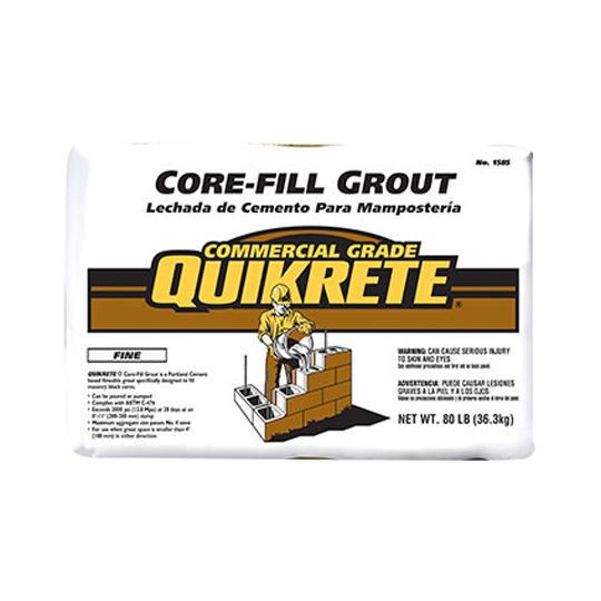 QUIKRETE Core-Fill Spec Grout - 80 Lb. Bag
