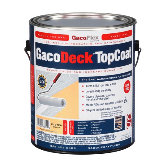 Gaco Western GacoDeck TopCoat - 1 Gallon Pail Adobe