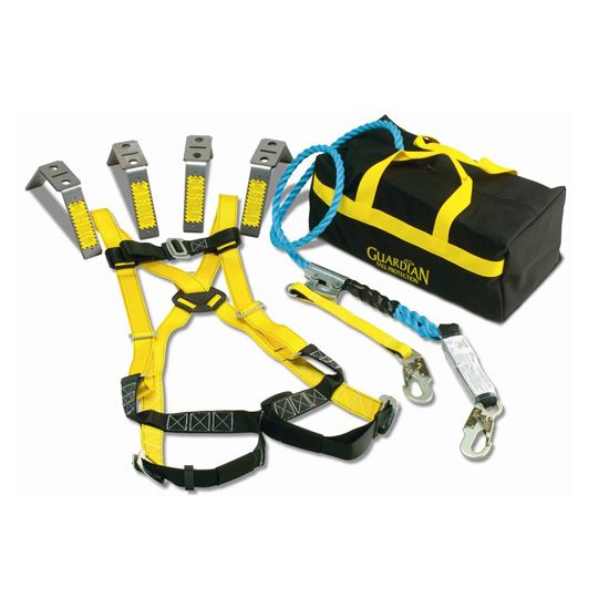 Guardian Fall Protection Kit Harness 50' Rope
