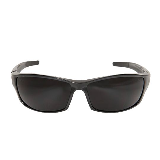 Edge Eyewear Reclus Safety Glasses with Non-Polarized Lens & Nylon Frame Gloss Black Frame/Smoke Lens