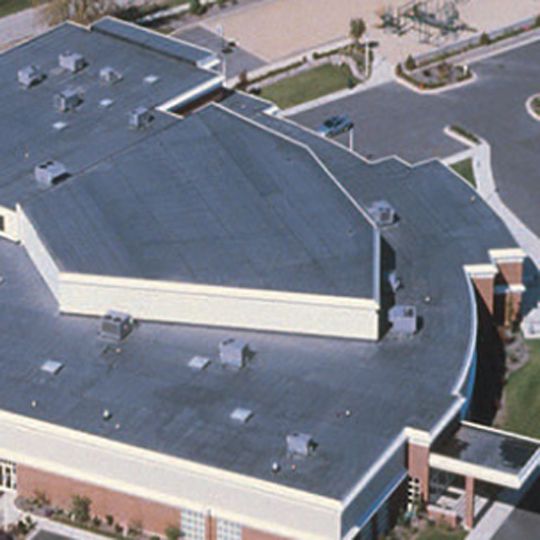 Versico 60 mil 30' x 100' VersiGard&reg; Dusted Non-Reinforced FR EPDM Membranes with 3" Quick-Applied Tape Black