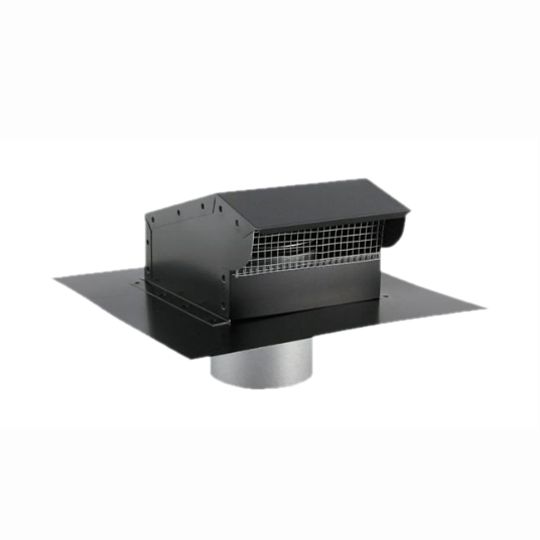 4" Galvanized Bathroom/Kitchen Exhaust Vent with Screen & Damper