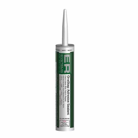 ER Systems OneStep Adhesive Sealant - 10.1 Oz. Cartridge White