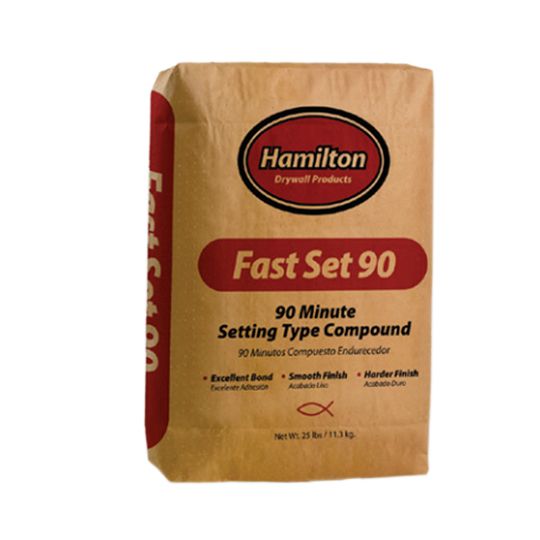 Hamilton Drywall Products Fast Set 90 Setting Type Compound - 25 Lb. Bag