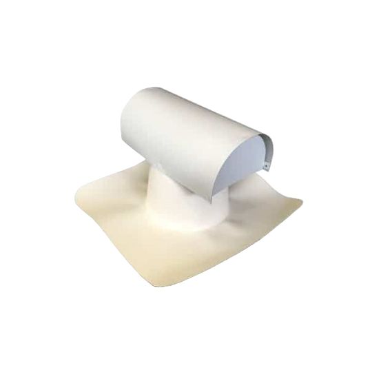 FlashCo Manufacturing 8" PVC FlashVent&trade; T-Top Vent White