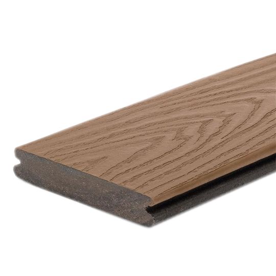 Trex 1" x 6" x 20' Enhance&reg; Naturals Grooved Edge Composite Deck Boards Foggy Warf