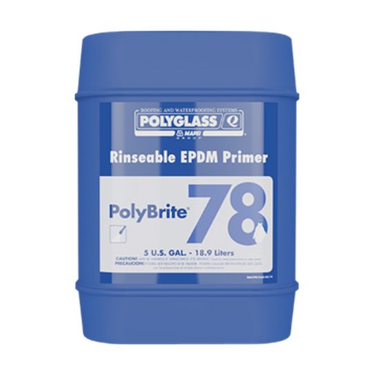Polyglass PolyBrite&reg; 78 Rinseable EPDM Primer 5 Gallon Pail