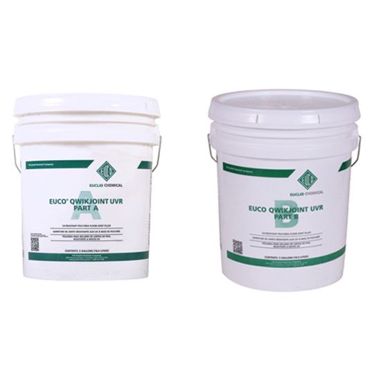 Euco QWIKjoint UVR UV-Resistant Polyurea Floor Joint Filler - 10 Gallon Kit