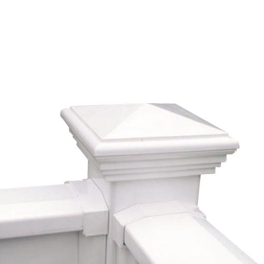 LYF-TYM Building Products 36" St. James I Flat 7'-Section Square Pickets White