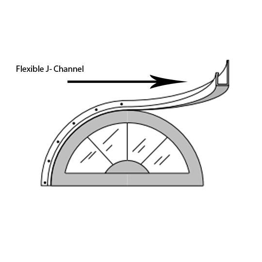 1-1/4" Flexible J-Channel