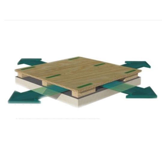 Hunter Panels 4.2" x 4' x 8' Cool-Vent Ventilated Nailbase Polyiso Insulation with 5/8" OSB