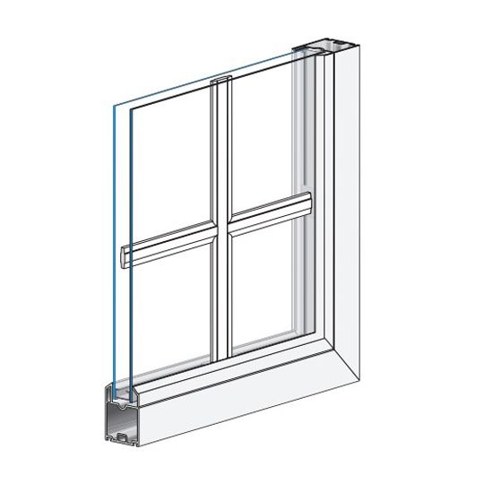 3/0 x 5/2 NC Single Hung LowE Contoured Grids
