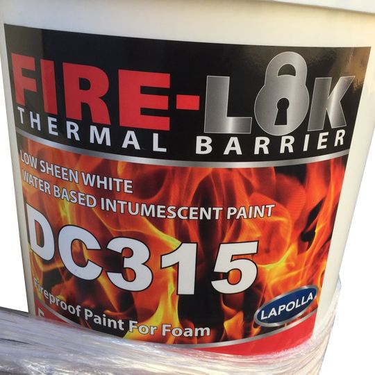 Lapolla Industries DC-315 FIRE-LOK&trade; Thermal Barrier - 5 Gallon Pail Off-White
