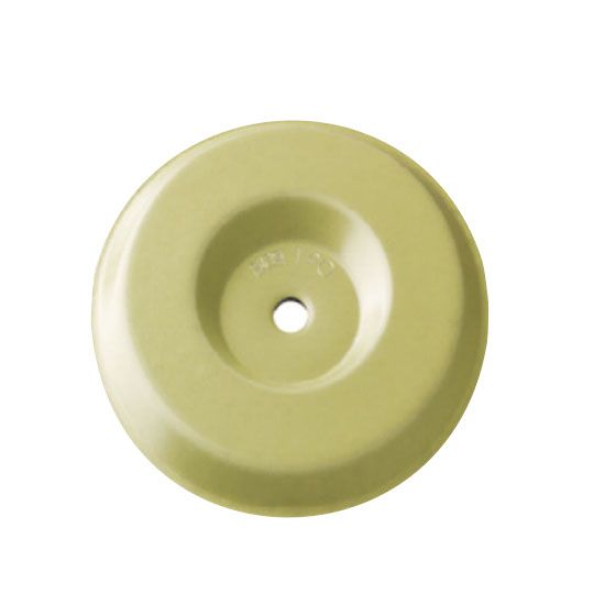 Elevate 3" UltraPly&trade; TPO InvisiWeld-S Plates Pail of 500 Green/Yellow