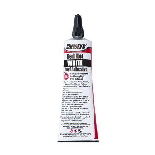 Steel & Wire Christy's Red Hot Vinyl Adhesive - 8 Oz. Tube White