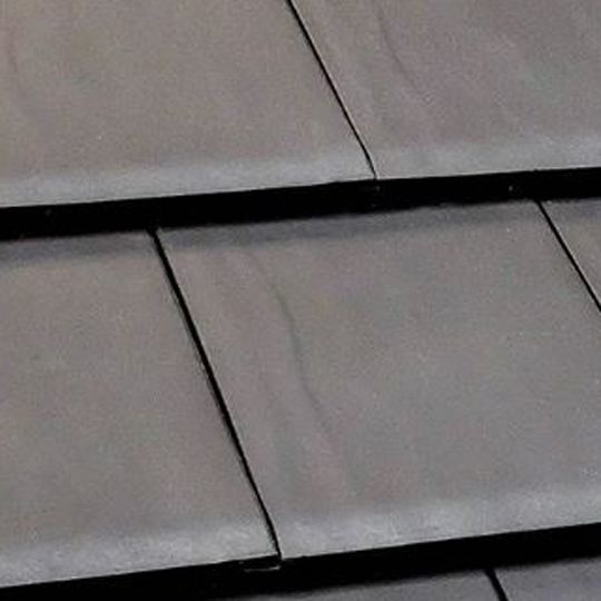 Verea Clay Tile Flat Roof Tile Graphite