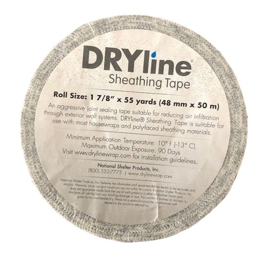 National Shelter Products 1-7/8" x 165' DRYline&reg; Sheathing Tape