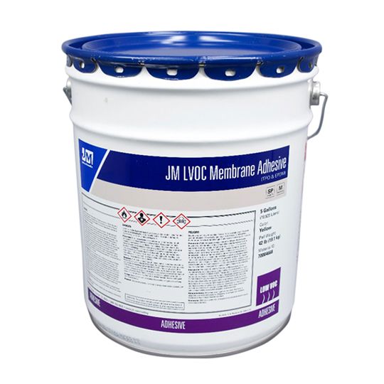 Johns Manville TPO & EPDM LVOC Membrane Adhesive 5 Gallon Pail Yellow