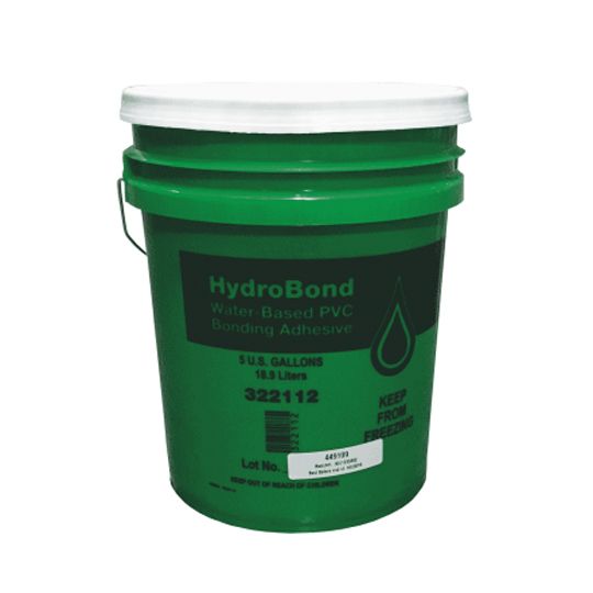 WeatherBond PVC HydroBond&trade; Water-Based Adhesive - 5 Gallon Pail Light Tan